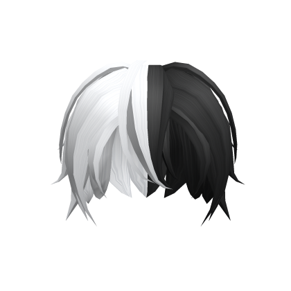 Красивые прически роблокс White/Black Split Anime Hair's Code & Price - RblxTrade