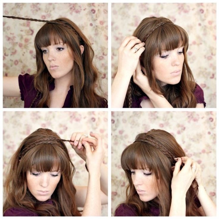 Красивые прически с челкой на средние Coiffure simple cheveux long: tresse et chignon en 21 idées Coiffure simple chev