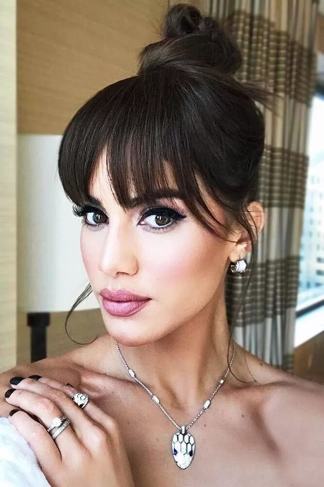 Красивые прически с челкой шторкой 55 Wispy Bangs Ideas: A Trendy Way To Freshen Up Your Casual Hairstyle Bangs upd