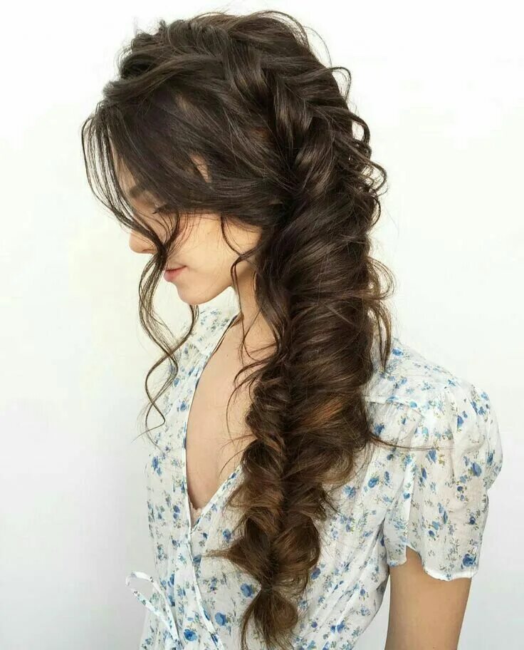 Красивые прически с длинными волосами для женщин Pin by Sangeeta on hair Long hair styles, Braids for long hair, Side braid hairs