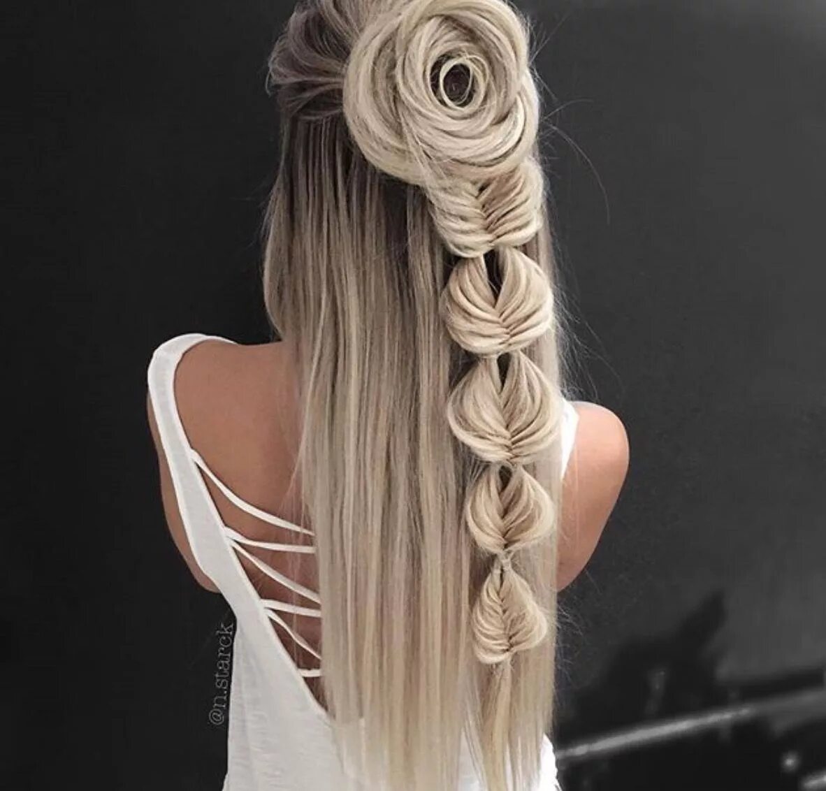 Красивые прически с длинными волосами для женщин ✧ pinterest: positividy ✧ Unique wedding hairstyles, Long hair styles, Cool hair