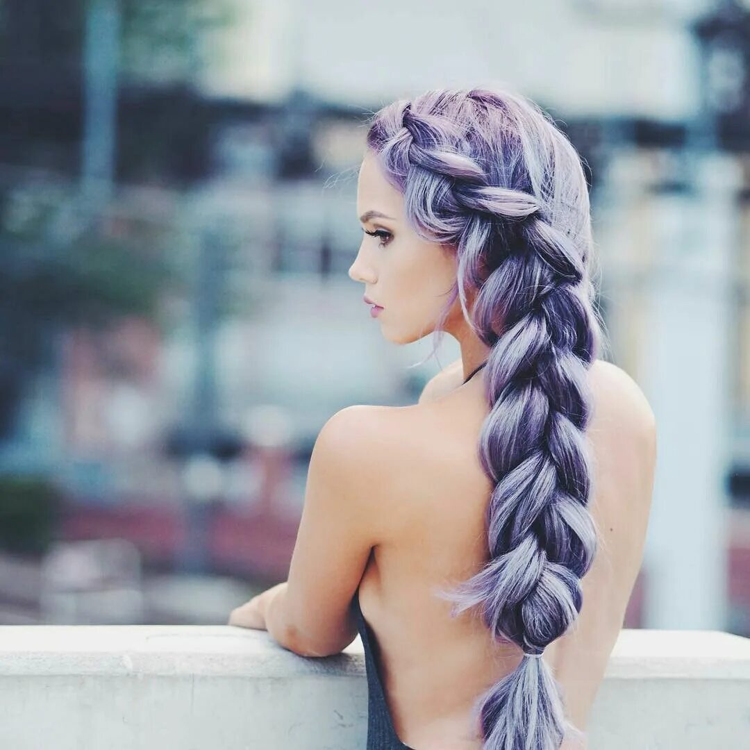 Красивые прически с канекалоном для девушки Pin on Hair&Braids Lilac hair, Hair styles, Pastel purple hair