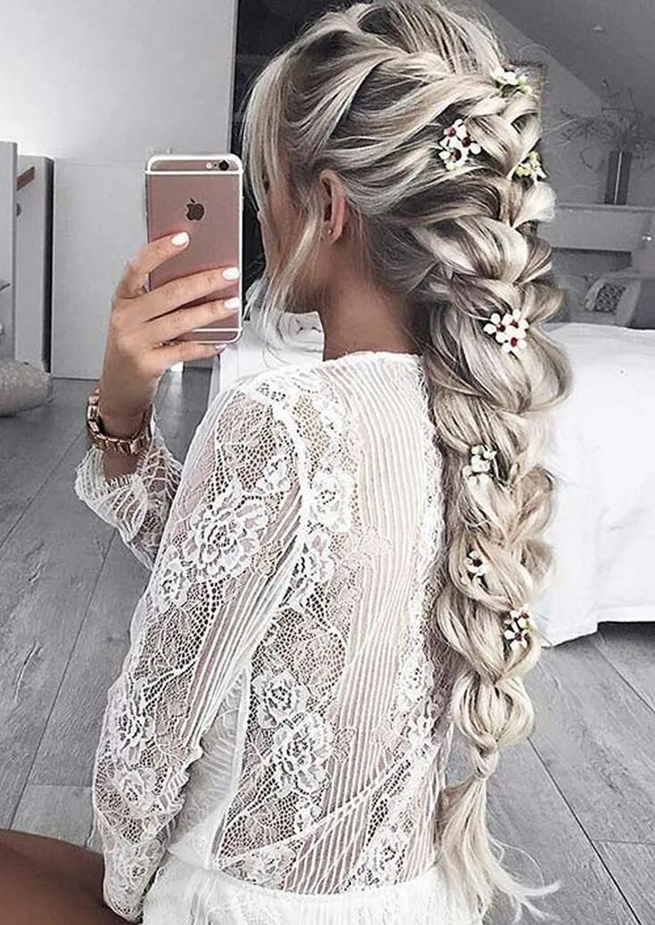 Красивые прически с косами на длинные волосы Hairstyles Diy And Tutorial For All Hair Lengths 038 Fashion * DressFitMe Peinad