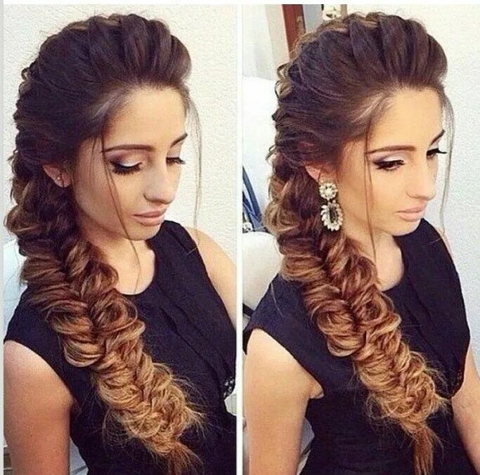 Красивые прически с косами на длинные волосы Pin by Olga H. on Haar styling-Frisuren Hair styles, Front hair styles, Hair
