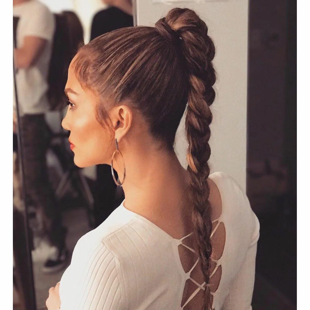 Красивые прически с косичками 37 Fresh Ways to Wear a Ponytail This Summer High ponytail hairstyles, Elegant p