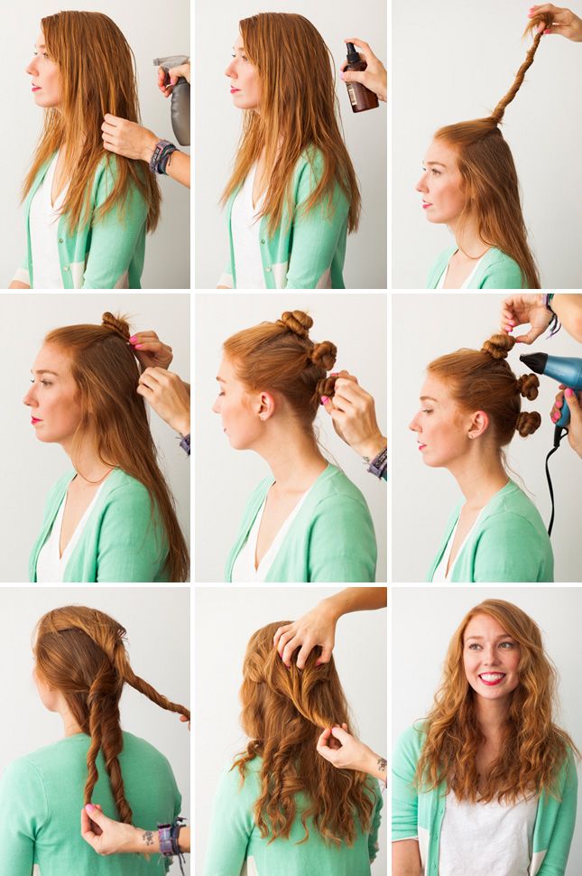 Красивые прически с помощью Hair Hacks: 3 Foolproof Ways to Make Waves Long hair styles, Hair styles, Beauty