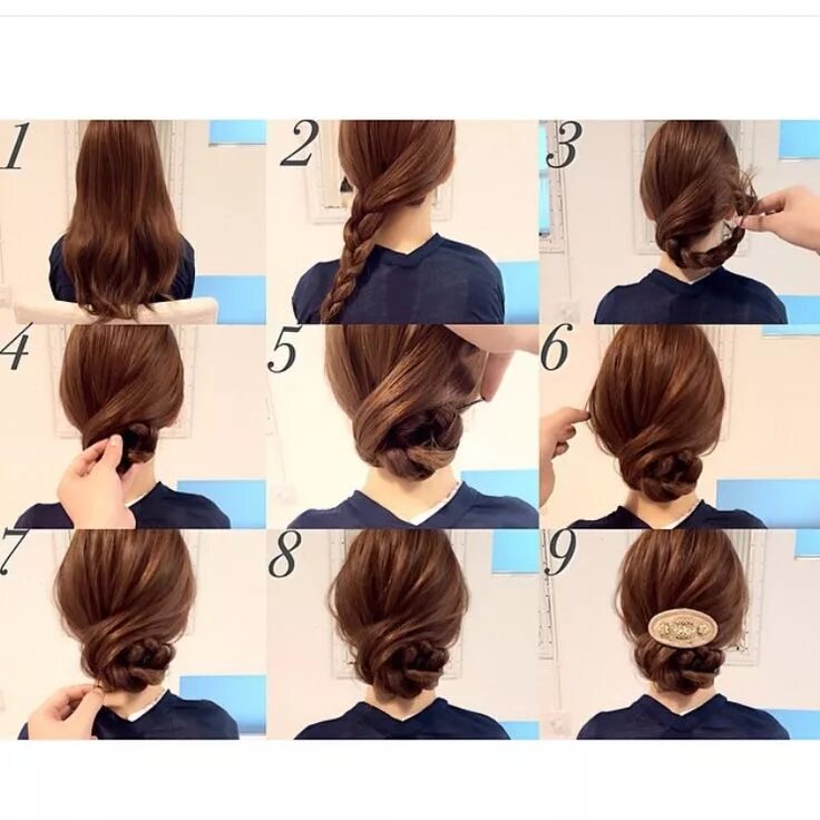 Красивые прически самостоятельно Pin by snork on hair Hair arrange, Hair tutorial, Hair updos tutorials