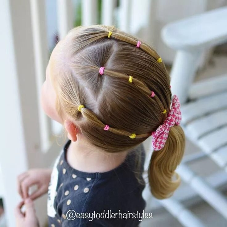 Красивые прически самым маленьким Pin en Zoë's hairstyles