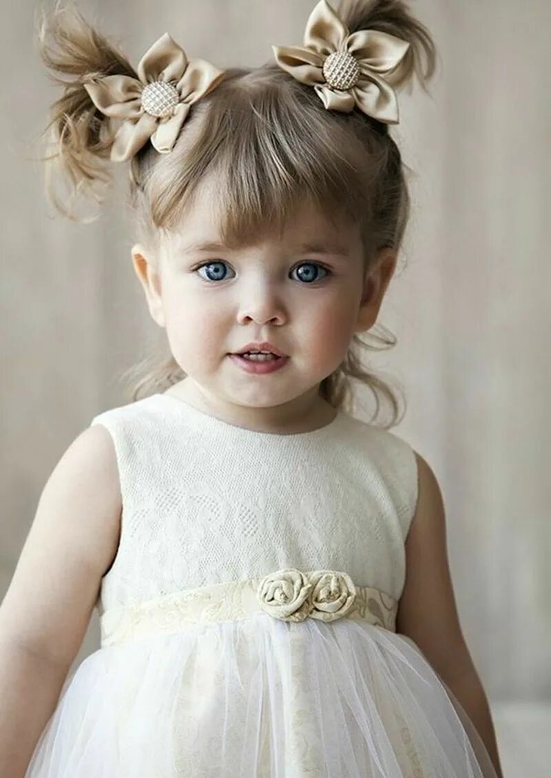 Красивые прически самым маленьким Pin by Muco Pehlivan on güzel bebekler Flower girl hairstyles, Beautiful childre