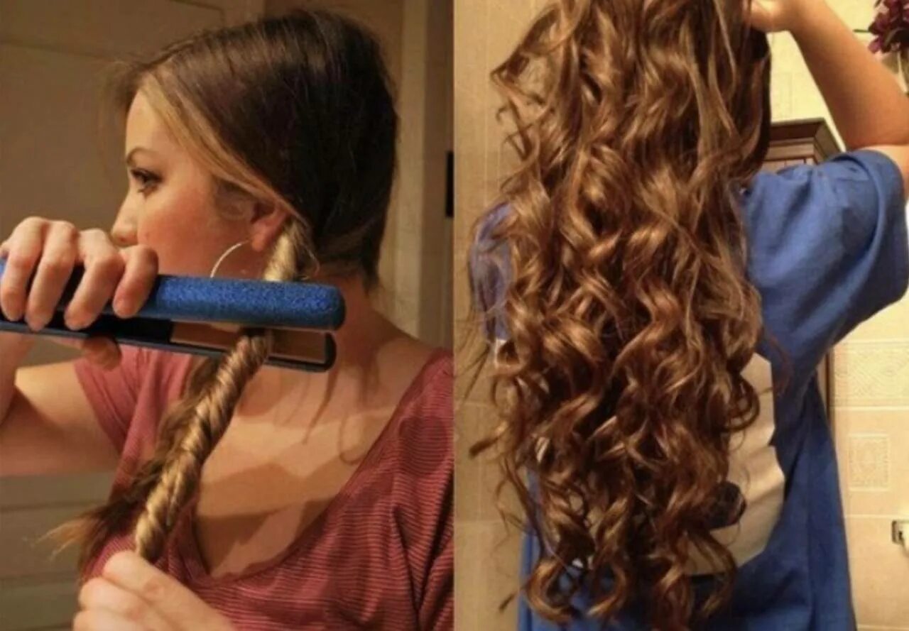 Красивые прически сделанные плойкой como hacer ondas con trenzas y plancha Gran venta - OFF 70