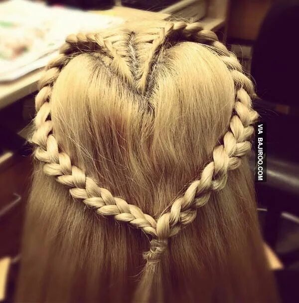 Красивые прически сердечки Funny Photos And Videos Hair styles, Girl hairstyles, Braided hairstyles