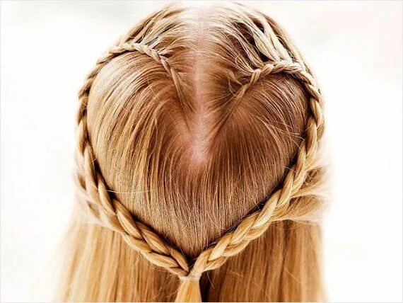 Красивые прически сердечки ป ก พ น ใ น บ อ ร ด hairstyles