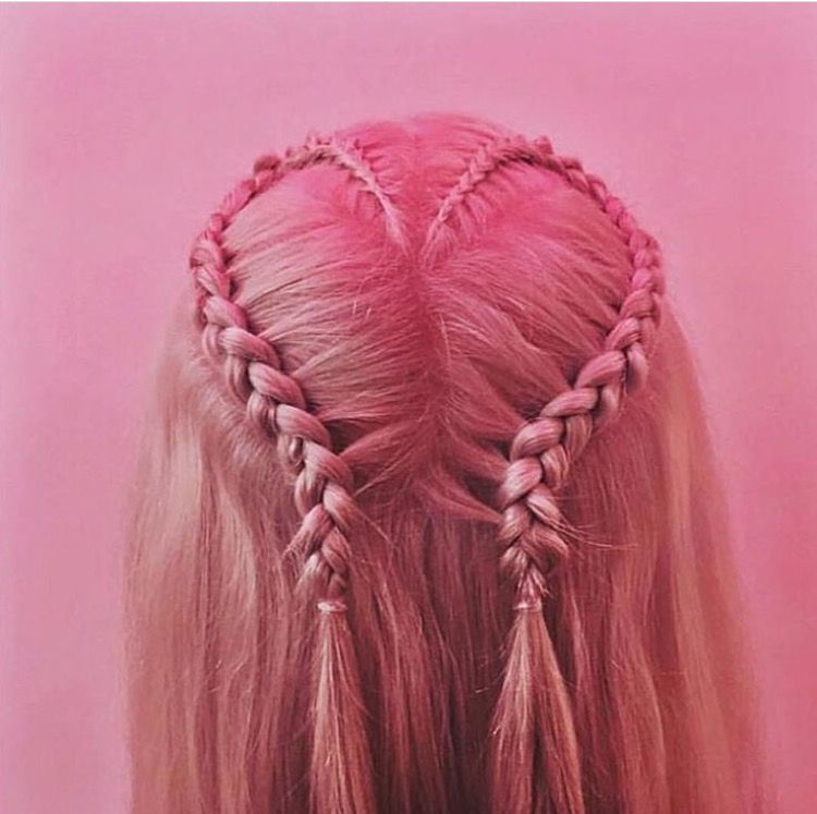 Красивые прически сердечки Heart Braid Heart braid, Hair styles, Hair
