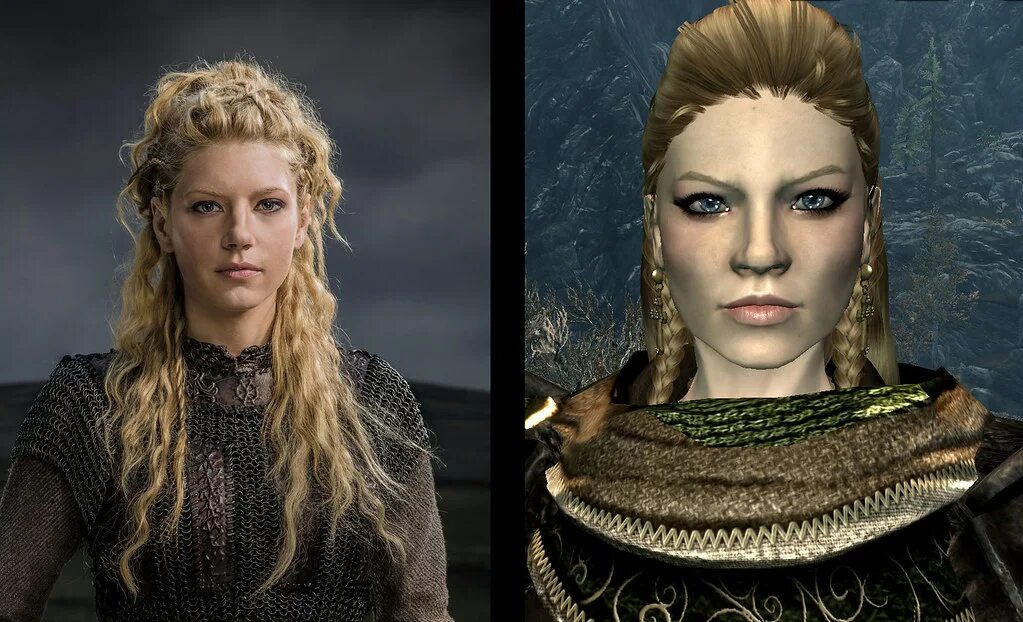Красивые прически скайрим Lagertha Comparison This file is a Nexus exclusive. If it . Flickr