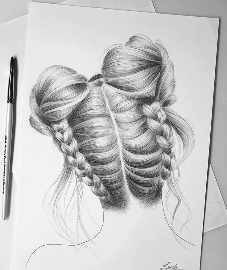 Красивые прически срисовка Pin on Hair Styles for Women, Sketches of Hairstyles