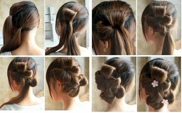 Красивые прически своими руками фото Twist braid hairstyles, Rockabilly hair, Hair styles