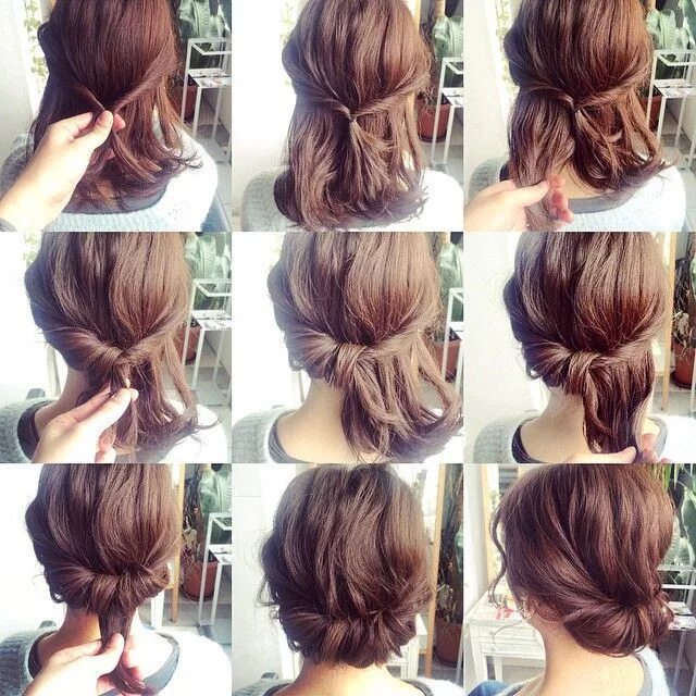 Красивые прически своими руками фото Long hair styles, Hair styles, Short hair styles