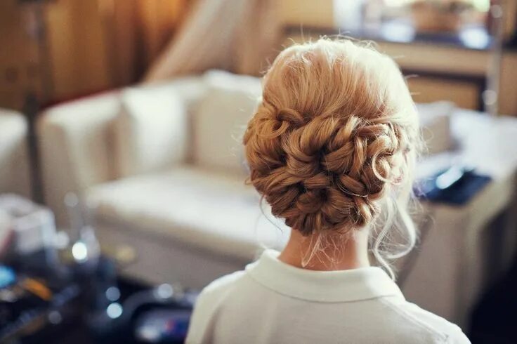 Красивые прически сзади фото Pin on Hairs Wedding hairstyles, Hair, Wedding