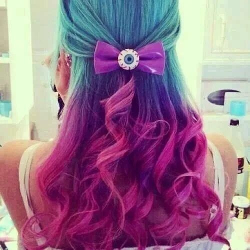 Красивые прически цветные Azul/Fucsia Magenta hair, Which hair colour, Beautiful hair color