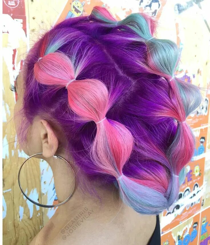 Красивые прически цветные Hairstyles & Beauty Hair styles, Pretty hair color, Hair makeup