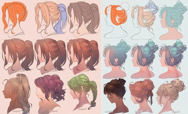 Красивые прически туториал kawacy clothes tutorial - Cerca con Google How to draw hair, Drawings, Artist