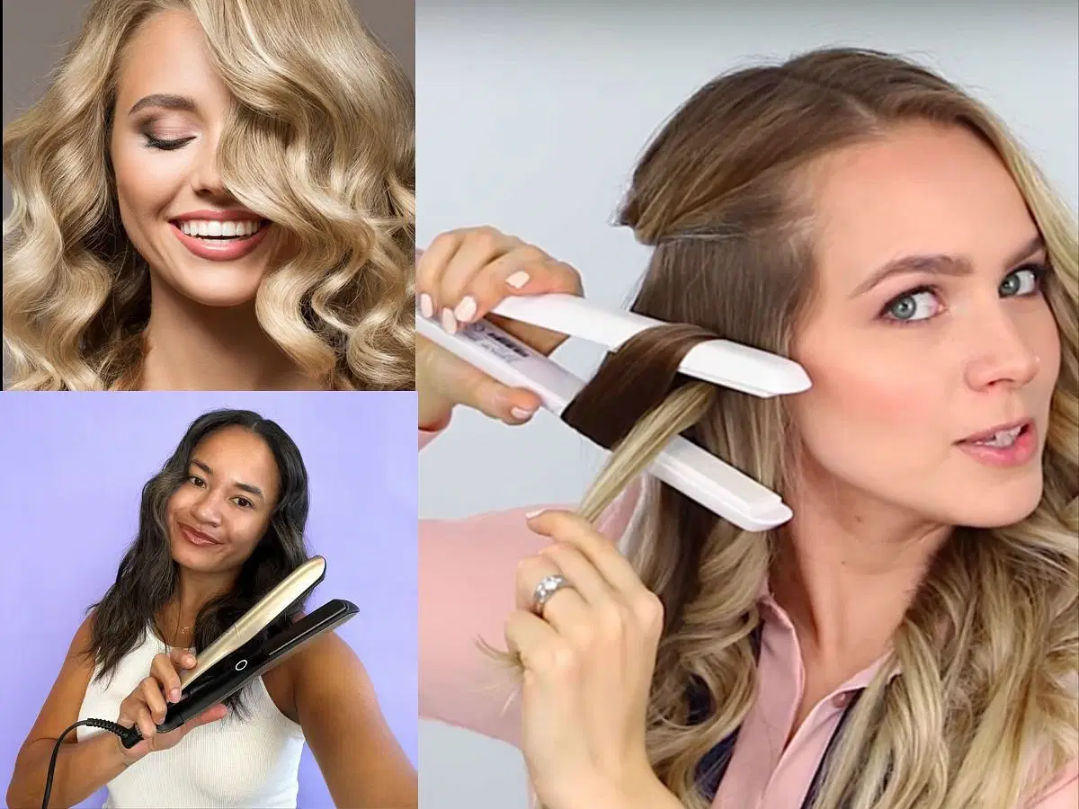 Красивые прически утюжком How to curl your hair with a straightener? Tips and techniques