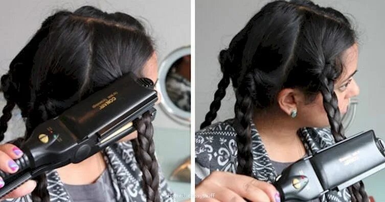 Красивые прически утюжком Seems everyone wants flowing curls, but think it takes too much time. These hack