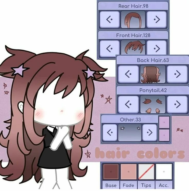 Красивые прически в гача лайф Pin on Gacha Life
