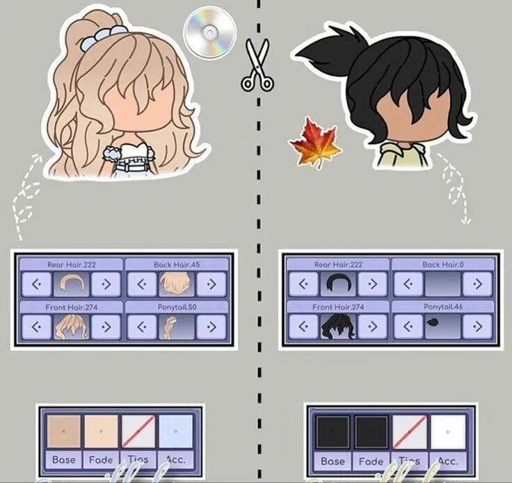 Красивые прически в гача лайф Pin en hair gacha club Trajes de personajes, Bocetos bonitos, Diseño de personaj