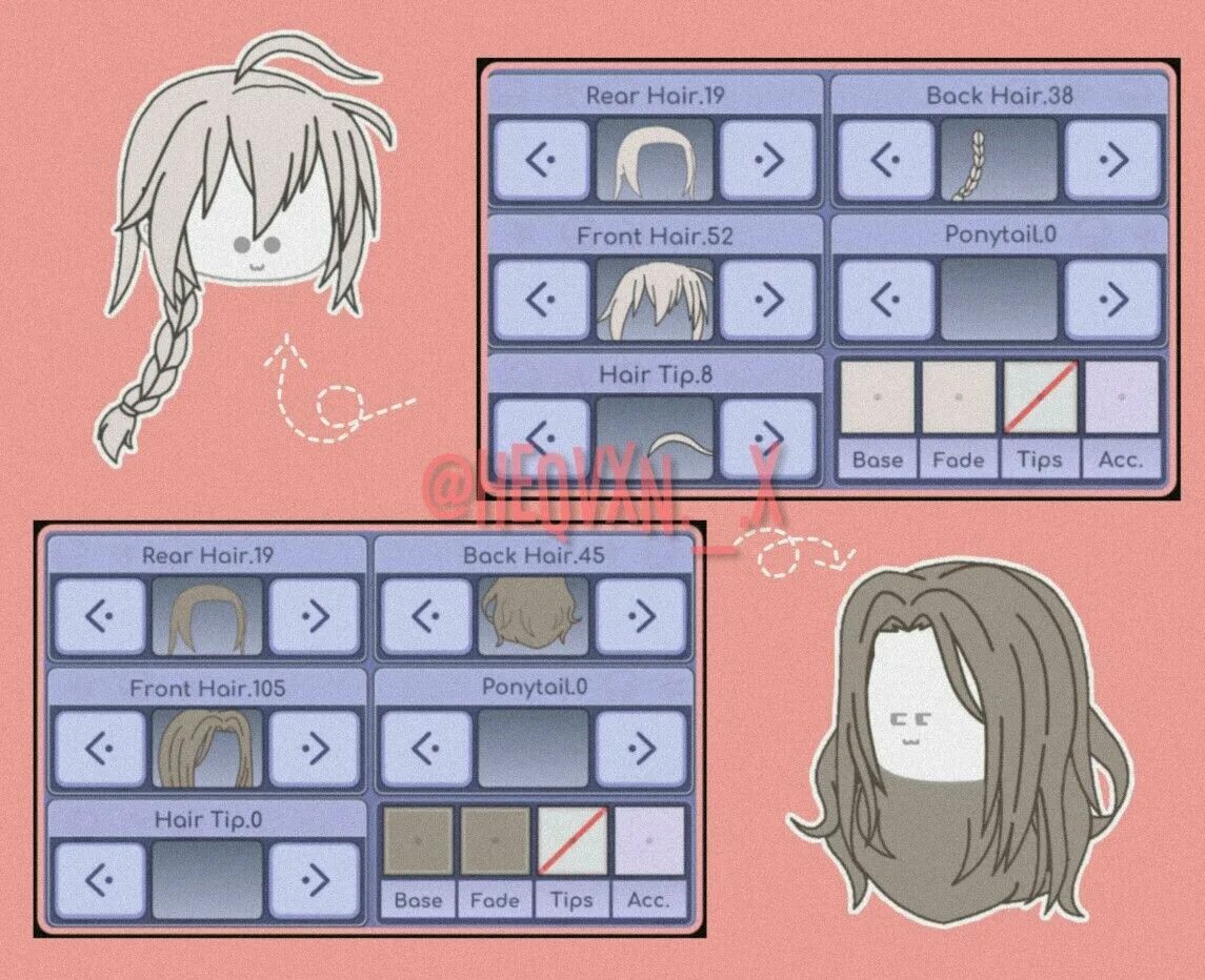 Красивые прически в гача лайф #gachalifeedit# gachahair# gachalife# gacha# hairideas Club hairstyles, Club des
