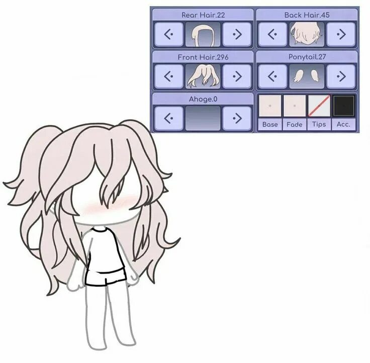 Красивые прически в гача лайф Cute Gacha Life Hairstyles - Nicheh Anime hair, Club outfits, Club hairstyles