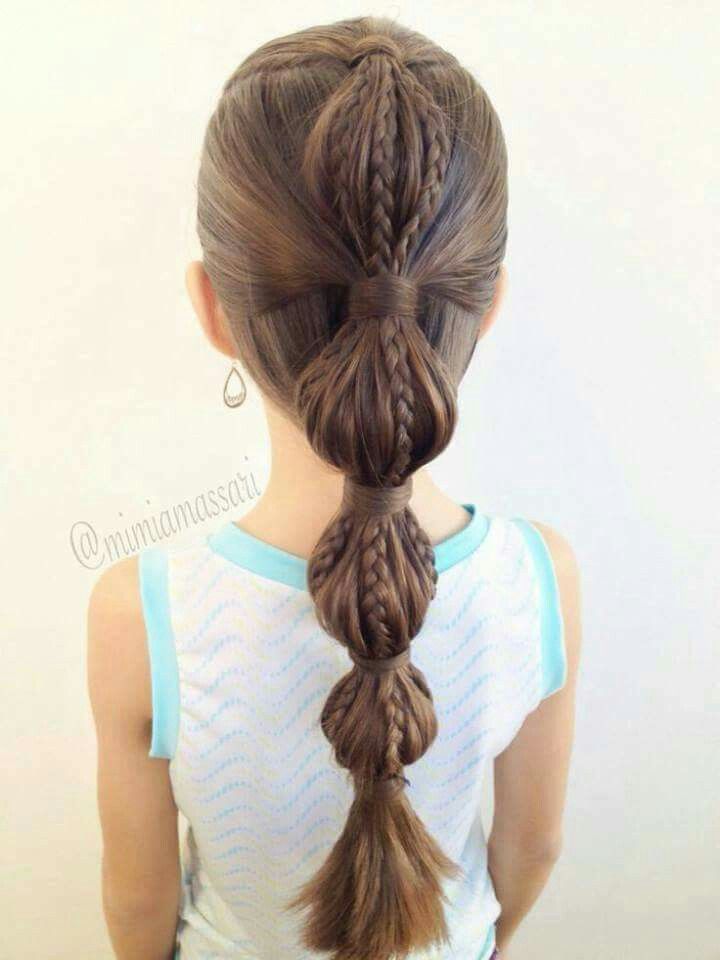 Красивые прически в школу на длинные волосы Pin by Lana Daher on kids hair Hair styles, Little girl hairstyles, Girl hair do