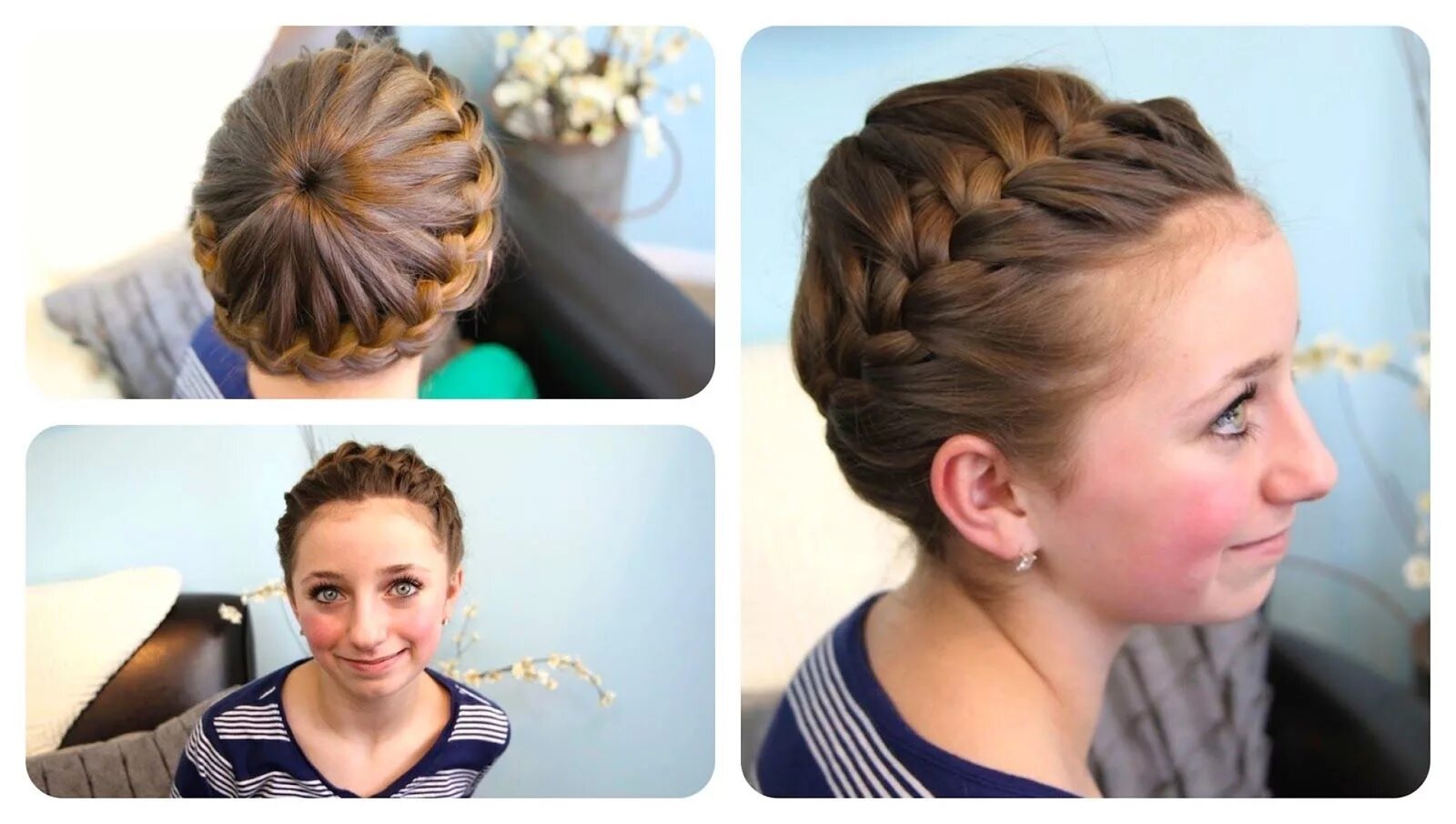 Красивые прически в школу на короткие волосы Cute Girls Hairstyles Top Haircutsyles 2016 Braided hairstyles updo, Cool hairst