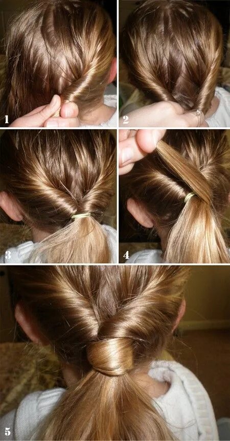Красивые прически в школу за 5 минут Fast hairstyles for five minutes 2018-2019: photo ideas of a simple hairstyle - 