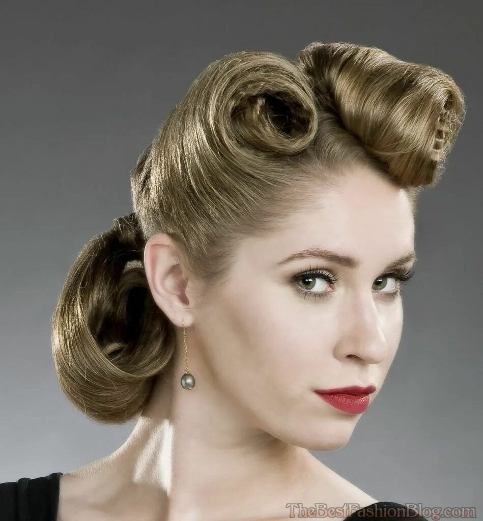 Красивые прически в стиле Retro Hairstyles For Women Hairstylo Retro hairstyles, Vintage hairstyles, Ponyt