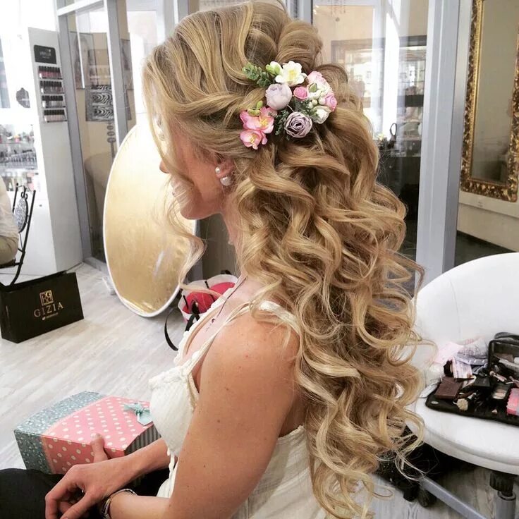 Красивые прически видное Lovely bridal look Make up, hairstyles . Unique wedding hairstyles, Wedding hair