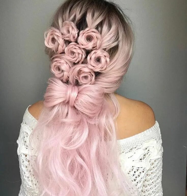Красивые прически видное #hair #hairstyles #prettyhair #nicehairstyles #pretty #creativehair Candy hair, 