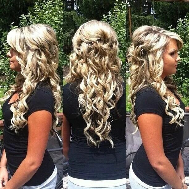 Красивые прически волосами на заколках BowtiqueGlam - Etsy Long hair styles, Down hairstyles, Hair styles