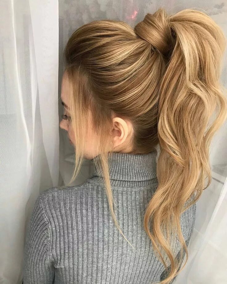 Красивые прически высокий хвост WAIT! Can we do the weekend over? We weren't ready with our new high-pony by @mi