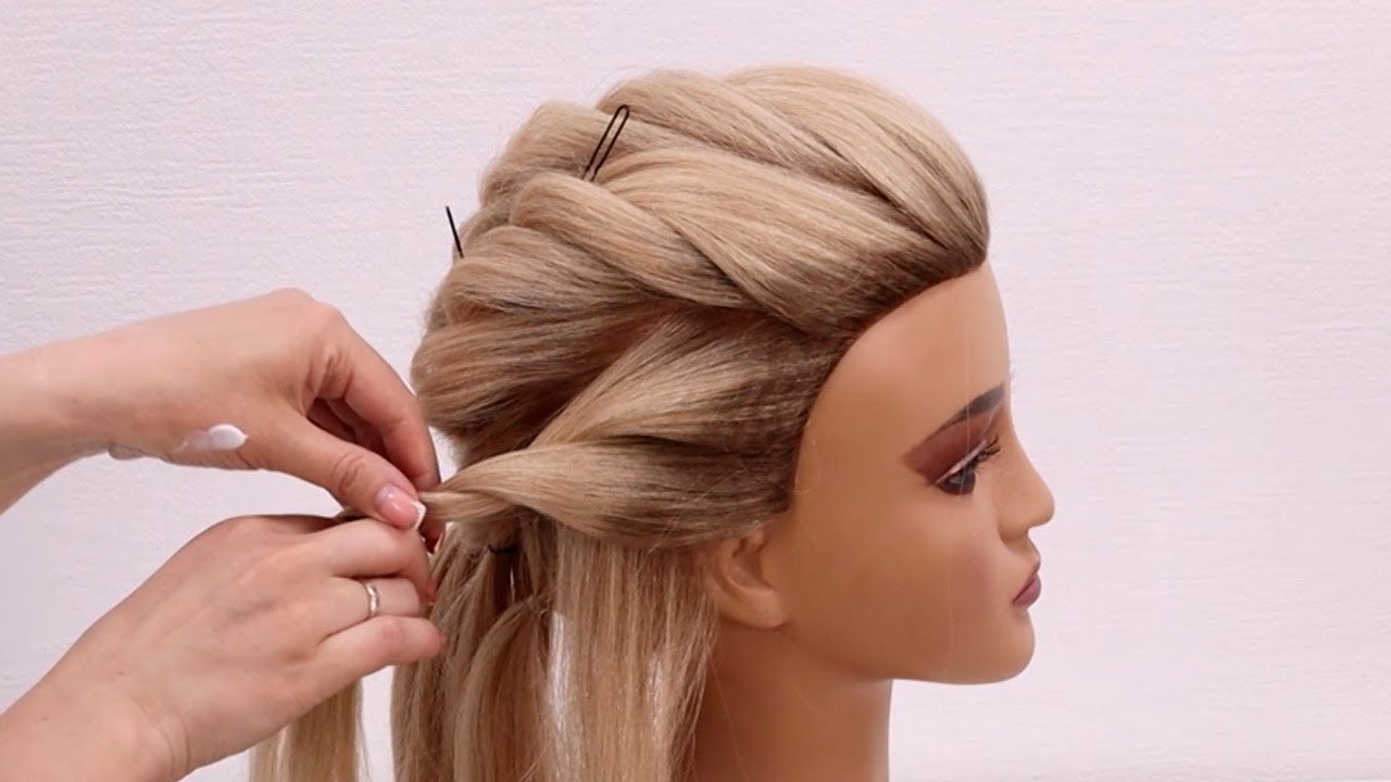 Красивые прически ютуб 5 Amazing Hairstyles for Thin Hair - YouTube
