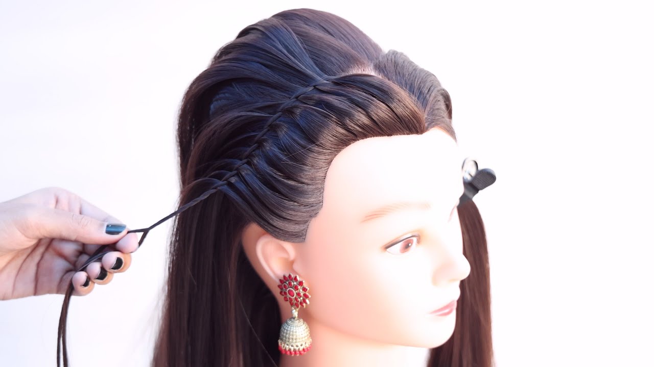 Красивые прически ютуб pretty front waterfall with puff ponytail hairstyle hairstyle for outgoing new h