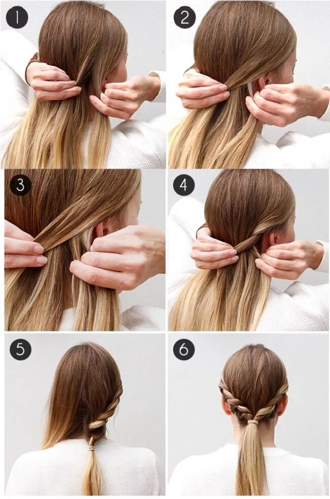 Красивые прически за 3 минуты 10 summer hairstyles you can create in 5 minutes Frisuren, Coole frisuren, Selbs