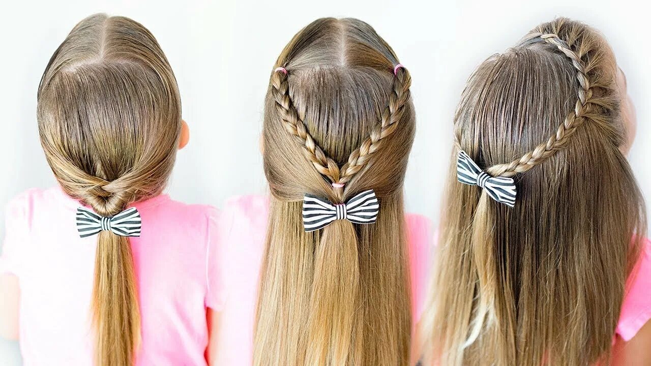 Красивые прически за 5 минут девочке 3 Easy Toddler Hairstyles - 5 minute Hairstyles! - YouTube