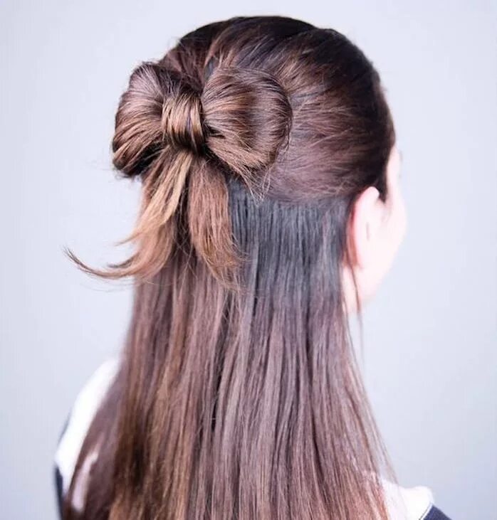 Красивые прически за минуту 73 glänzende DIY Frisuren für mittellange Haare zu Weihnachten Прически, Укладки