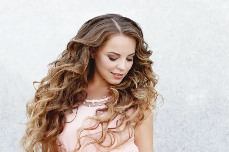 Красивые прически завитые The look of a beautiful long-haired girl Desktop wallpapers 5174x3450 Overnight 