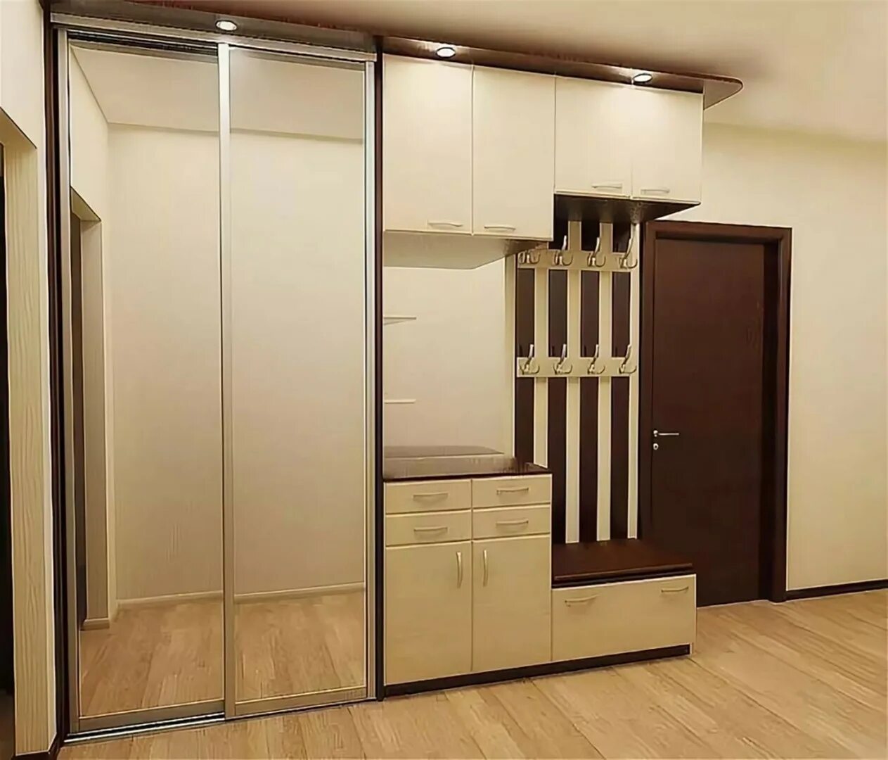 Красивые прихожие шкафы фото Шкаф-купе Исидро купить по цене 29 190 руб. с профессиональной сборкой и доставк