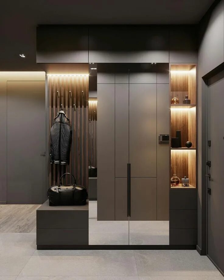 Красивые прихожие в современном стиле интерьер Pin on Zlatko Coridor Modern hallway design, Cupboard design, Foyer design