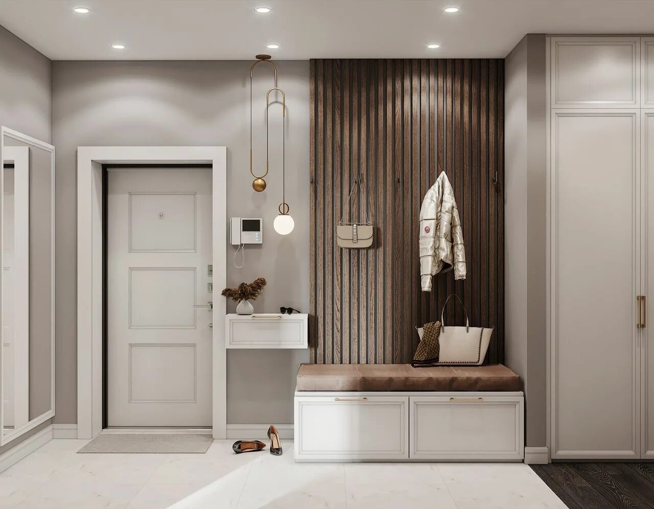 Красивые прихожие в современном стиле интерьер ДИЗАЙН СТУДИЯ А+Б's photos Home entrance decor, Apartment interior design, Home 