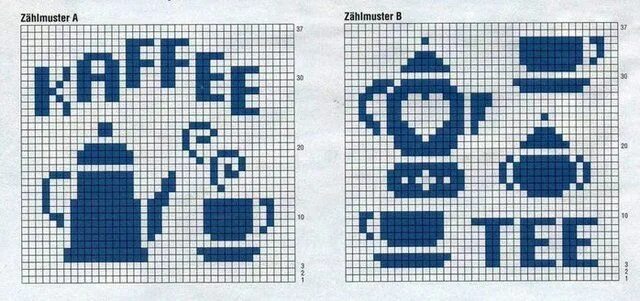 Красивые прихватки спицами схемы Прихватки крючком, не "овечки" + схемы Crochet, Kaffee, Art