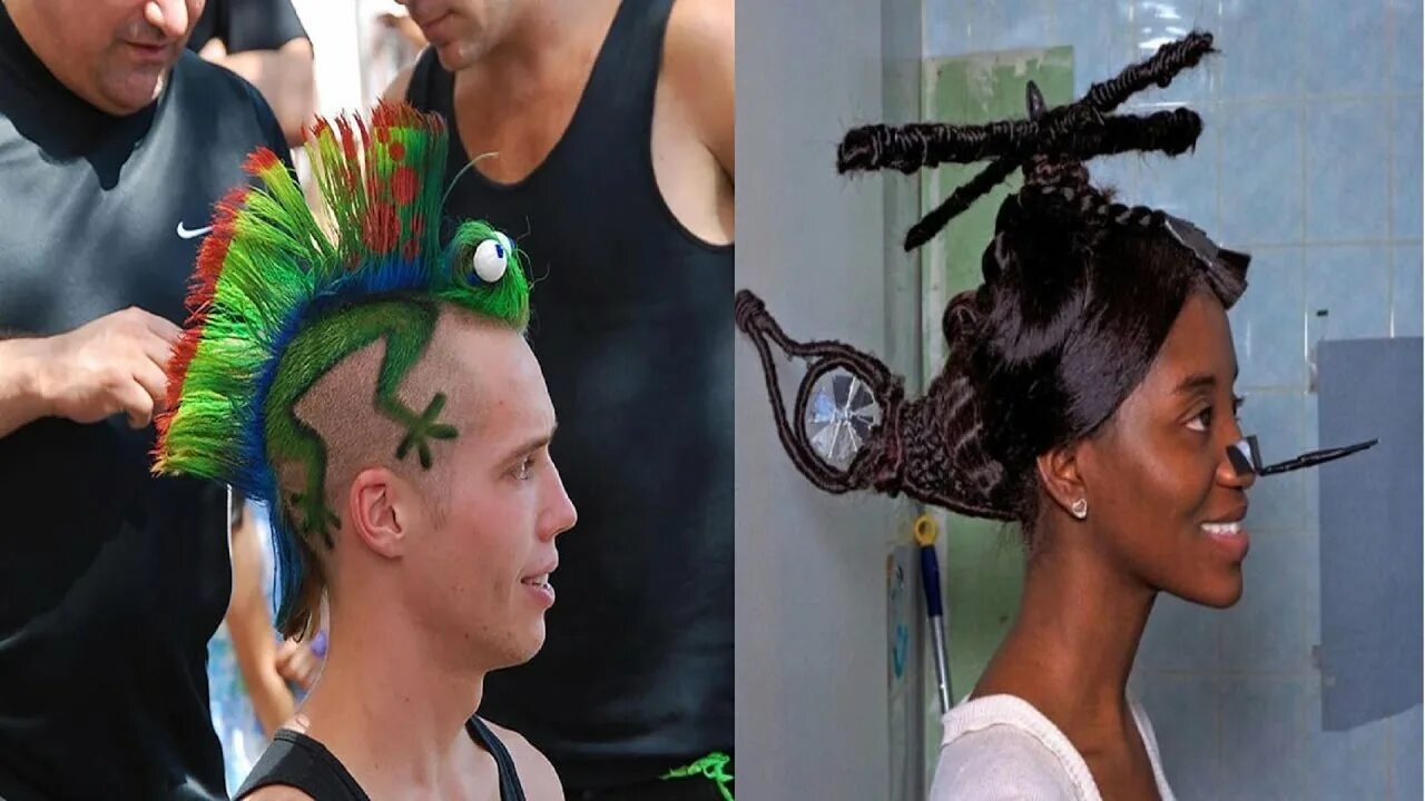 Красивые прикольные прически Funniest and Weirdest Haircuts Ever // Say 'No More Memes' #2 - YouTube